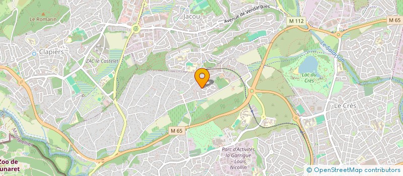 localisation de l'entreprise LD SUPPORT à CASTELNAU-LE-LEZ