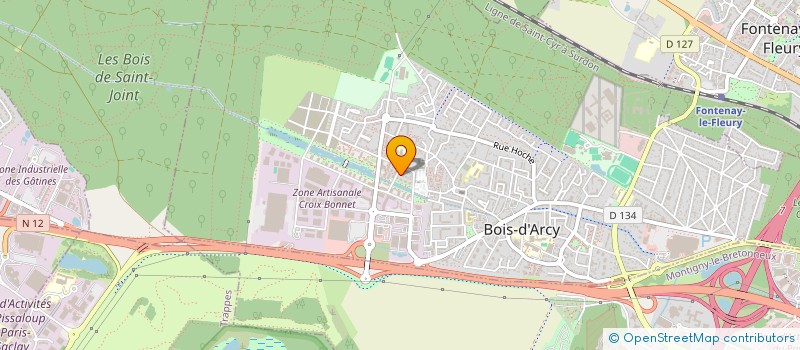 localisation de l'entreprise LD TAXI  BOIS-D'ARCY