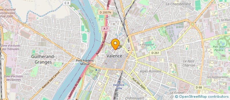 localisation de l'entreprise LD VALENCE à VALENCE