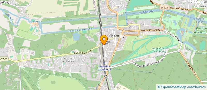 localisation de l'entreprise LD YEU  CHANTILLY