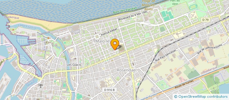 localisation de l'entreprise LD2 à DUNKERQUE