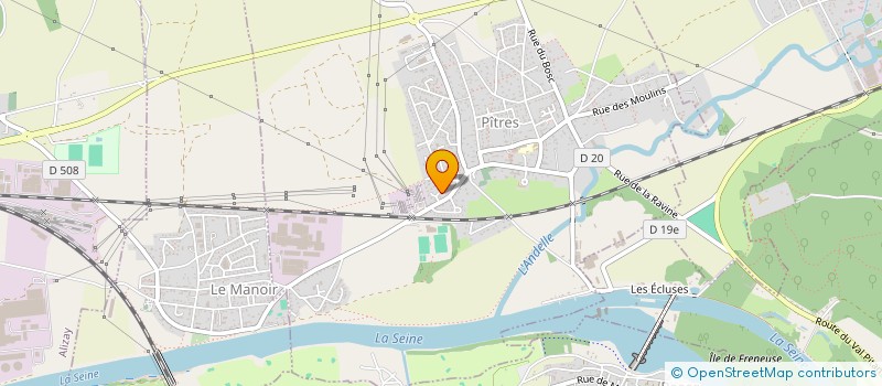 localisation de l'entreprise LD2A  PITRES