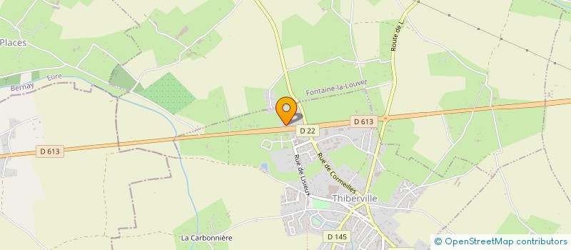 localisation de l'entreprise LD2M PRSTIGE  THIBERVILLE