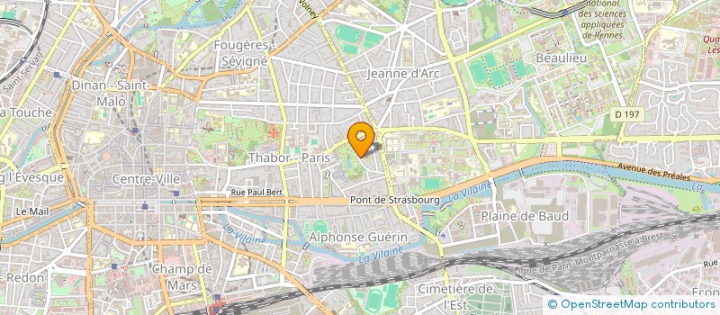 localisation de l'entreprise LD2P  RENNES