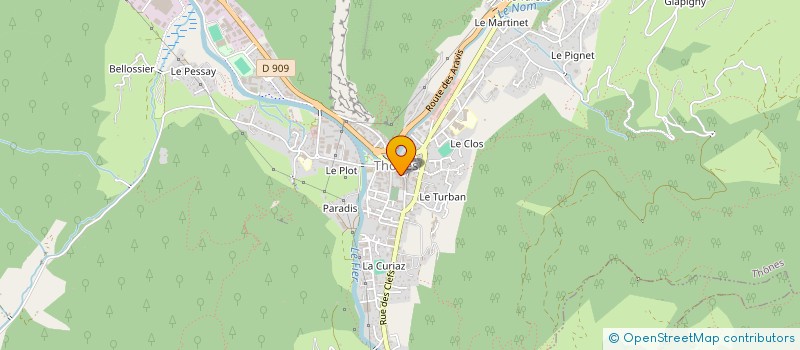 localisation de l'entreprise LD2R à THONES