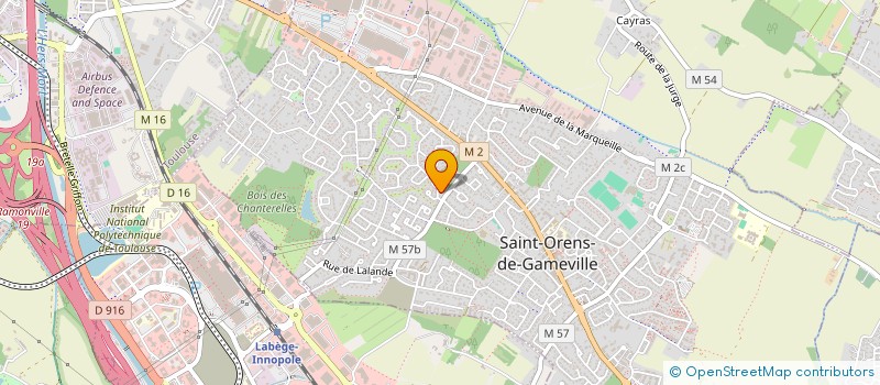 localisation de l'entreprise LD31 à SAINT-ORENS-DE-GAMEVILLE