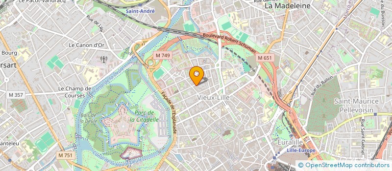 localisation de l'entreprise LD3D à LILLE
