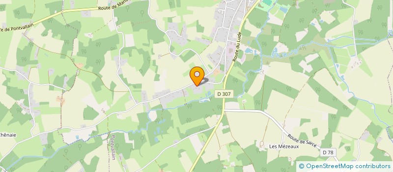 localisation de l'entreprise LD7  PONTVALLAIN