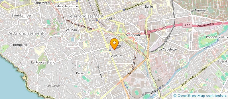 localisation de l'entreprise LD9 INVEST à MARSEILLE
