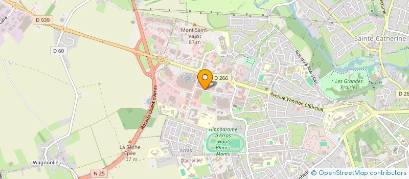 localisation de l'entreprise LDA à ARRAS