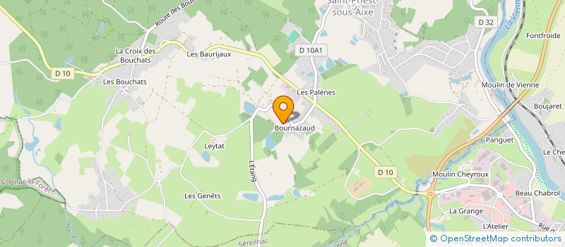 localisation de l'entreprise LDA à SAINT-PRIEST-SOUS-AIXE