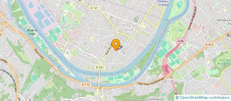 localisation de l'entreprise LDA  CROISSY-SUR-SEINE