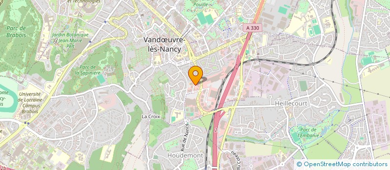 localisation de l'entreprise LDA AUTO  VANDUVRE-LES-NANCY