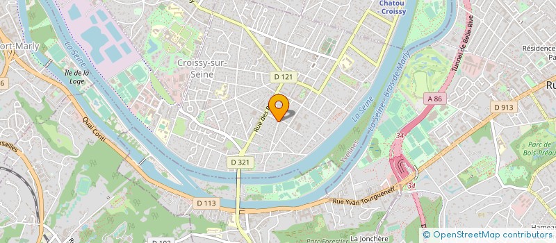 localisation de l'entreprise LDA HOLDING à CROISSY-SUR-SEINE