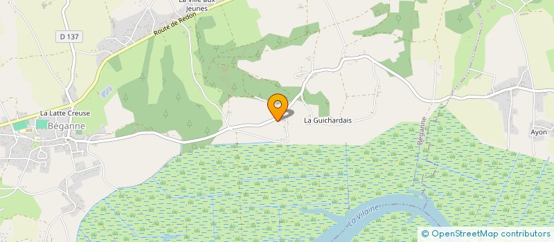 localisation de l'entreprise LDA IMMO  BEGANNE