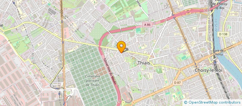 localisation de l'entreprise LDA INVEST IMMOBILIER  THIAIS