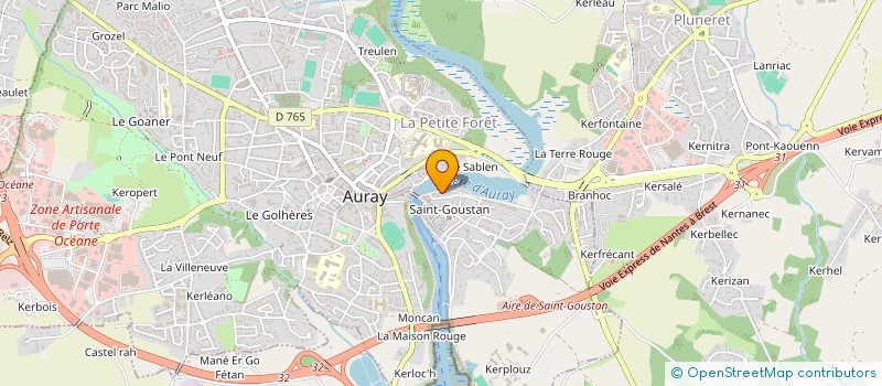localisation de l'entreprise LDA/VSF à AURAY