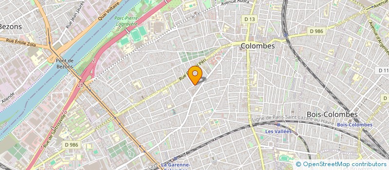 localisation de l'entreprise LDAA à COLOMBES