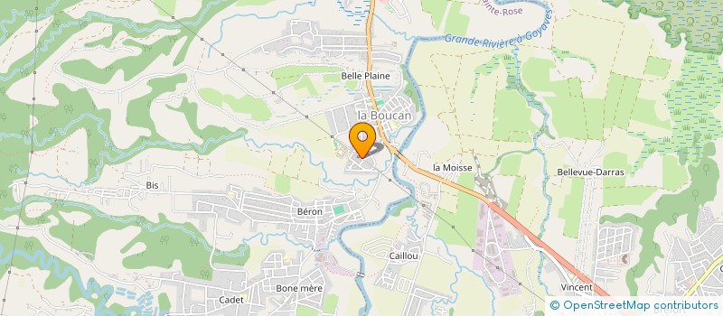 localisation de l'entreprise LDABINEPH CARRELAGE ET MACONNERIE CARAIBES  SAINTE-ROSE