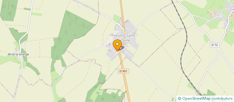 localisation de l'entreprise LDAM  THIEULOY-SAINT-ANTOINE