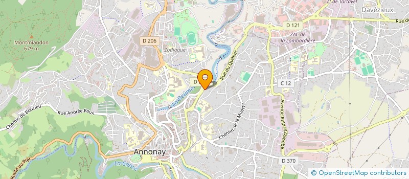 localisation de l'entreprise LDAV  ANNONAY