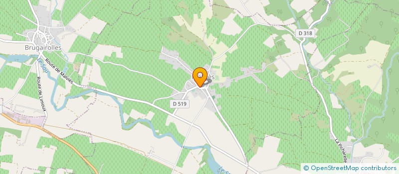 localisation de l'entreprise LDAX à MALVIES