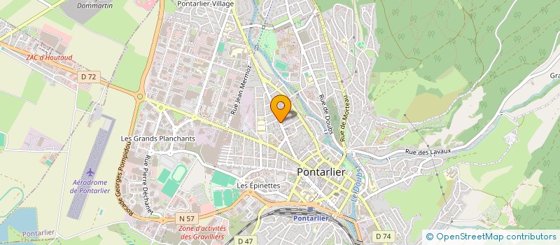 localisation de l'entreprise LDB  PONTARLIER