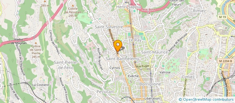 localisation de l'entreprise LDB  NICE