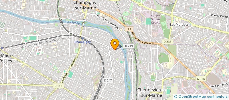 localisation de l'entreprise LDB  SAINT-MAUR-DES-FOSSES