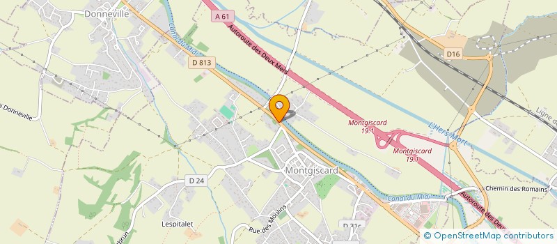 localisation de l'entreprise LDB BEAUTY CONCEPT  MONTGISCARD