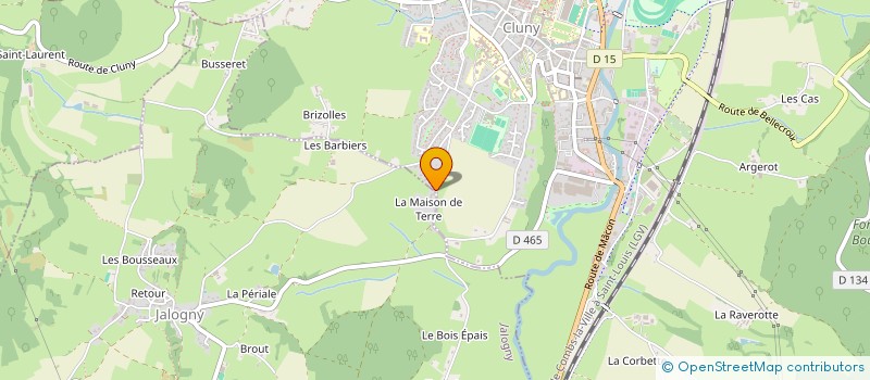 localisation de l'entreprise LDB CREATION  CLUNY