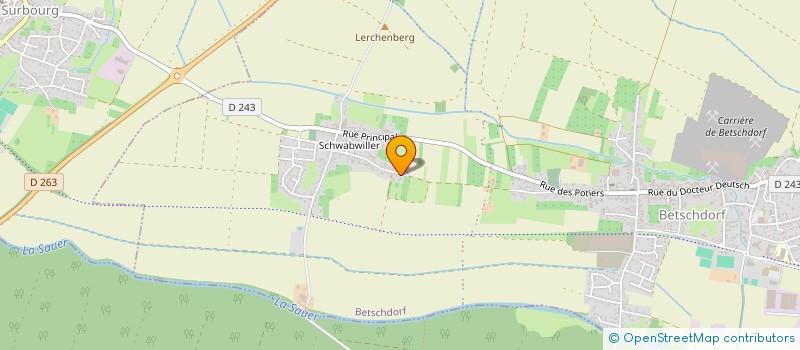 localisation de l'entreprise LDB DEVELOPPEMENT  BETSCHDORF