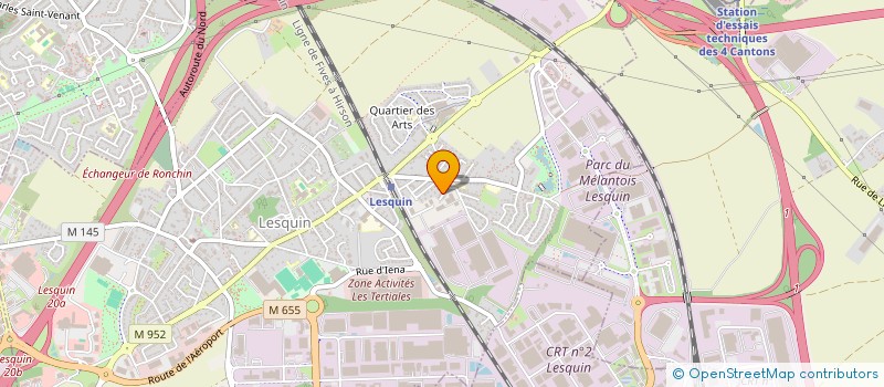 localisation de l'entreprise LDB EXPRESS à LESQUIN