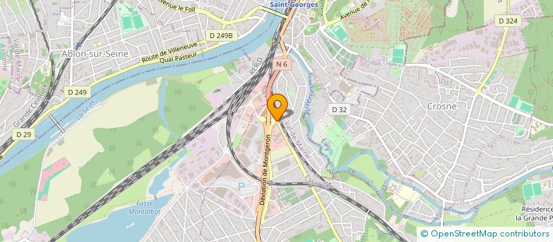 localisation de l'entreprise LDB INCENDIE à MONTGERON