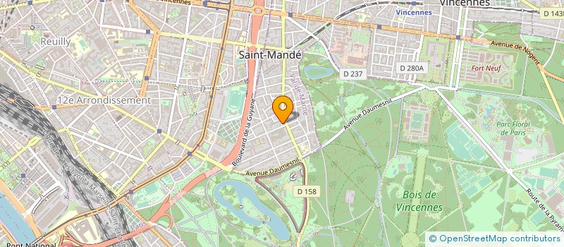 localisation de l'entreprise LDB METAL  SAINT-MANDE