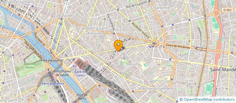 localisation de l'entreprise LDB TRANSPORT à PARIS