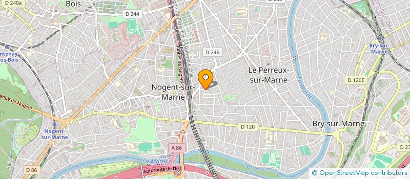localisation de l'entreprise LDBH  LE PERREUX-SUR-MARNE