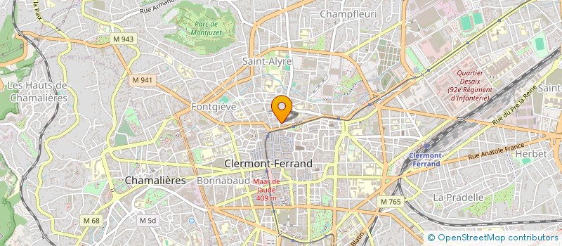 localisation de l'entreprise LDBS  LAURE DONIOL & BENJAMIN STRUB  CLERMONT-FERRAND