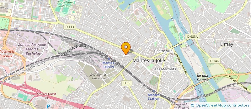 localisation de l'entreprise LDC  MANTES-LA-JOLIE