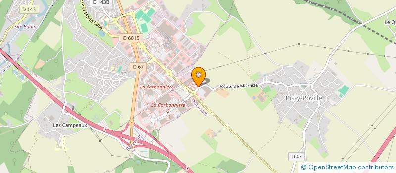 localisation de l'entreprise LDC  PISSY-POVILLE