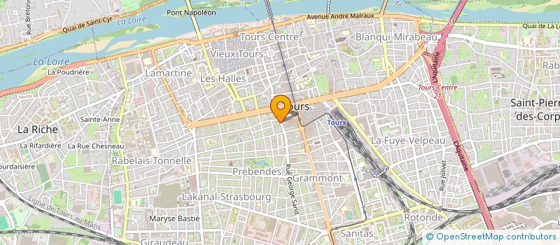 localisation de l'entreprise LDC FINANCES  TOURS