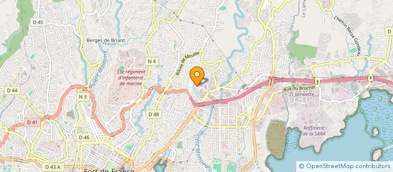 localisation de l'entreprise LDC GROUP  FORT-DE-FRANCE