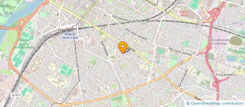 localisation de l'entreprise LDC INVEST à ANGERS