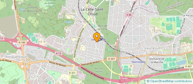 localisation de l'entreprise LDC INVEST  LA CELLE-SAINT-CLOUD