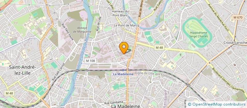 localisation de l'entreprise LDC RENOV BAT à MARCQ-EN-BARŒUL