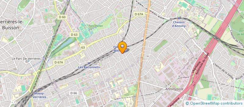 localisation de l'entreprise LDCO TRANSPORT à ANTONY