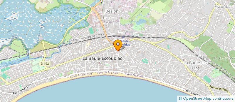 localisation de l'entreprise LDCORE à LA BAULE-ESCOUBLAC