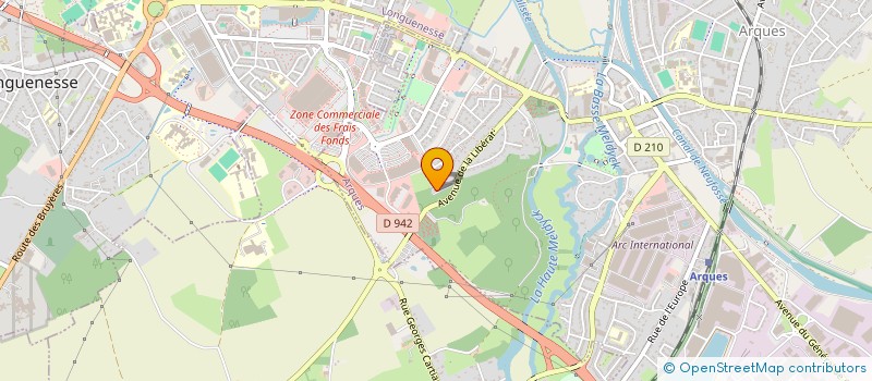 localisation de l'entreprise LDCP  ARQUES