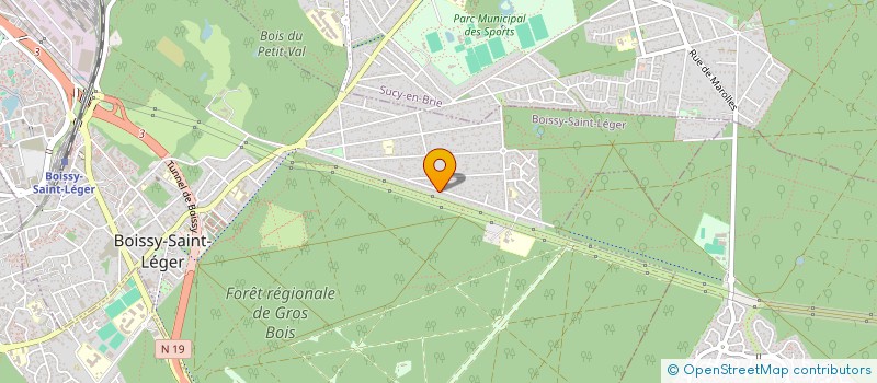 localisation de l'entreprise LDCPRO à BOISSY-SAINT-LEGER