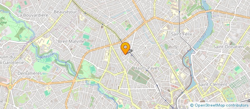 localisation de l'entreprise LDD à NANTES